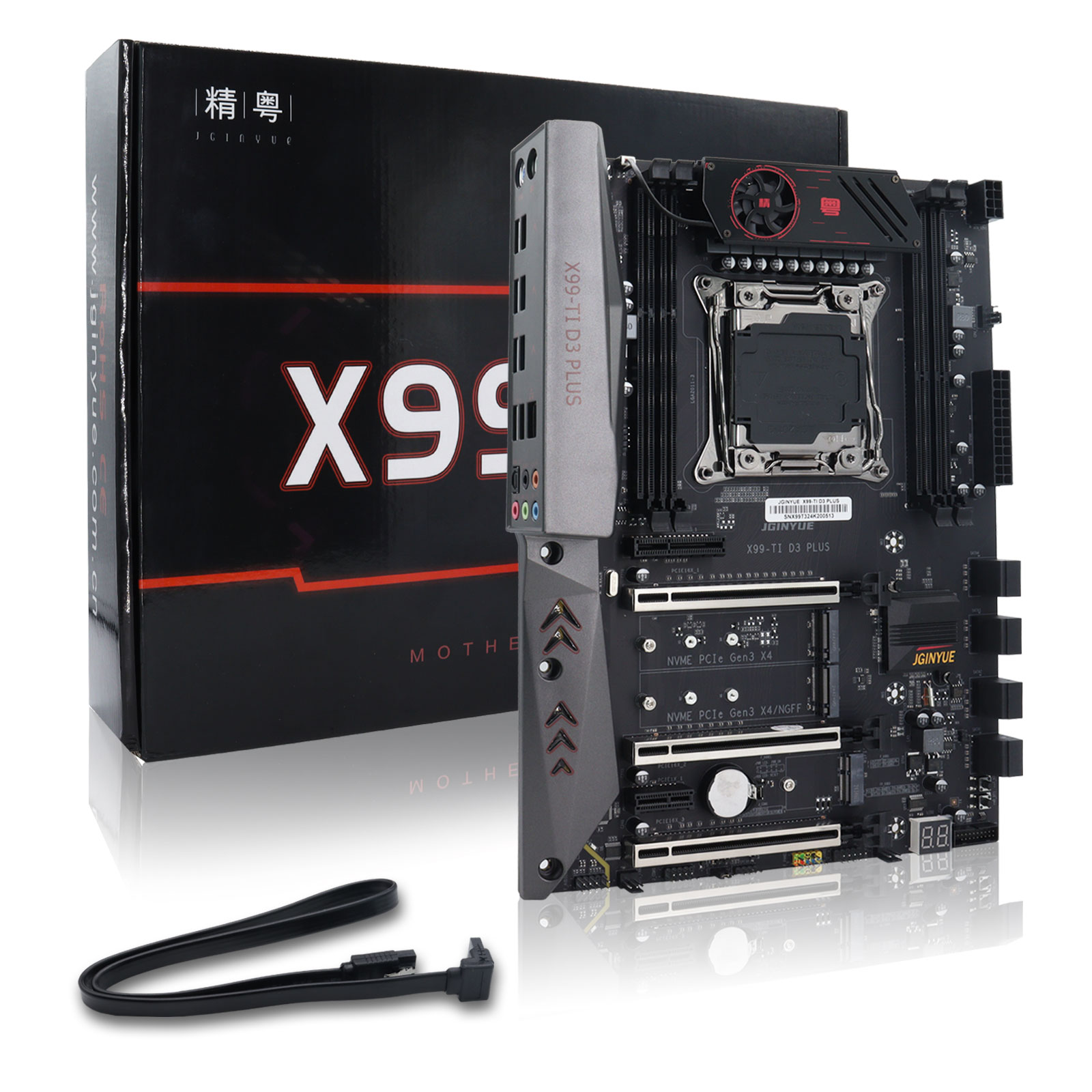 JGINYUE X99-TI D3 PLUS Motherb - огляд і ціна E5 2696 V3