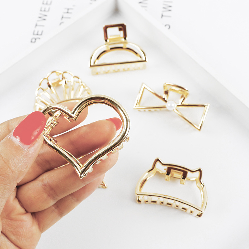 Small Minimalist Hair Claw Cli - огляд і ціна Gold 6138