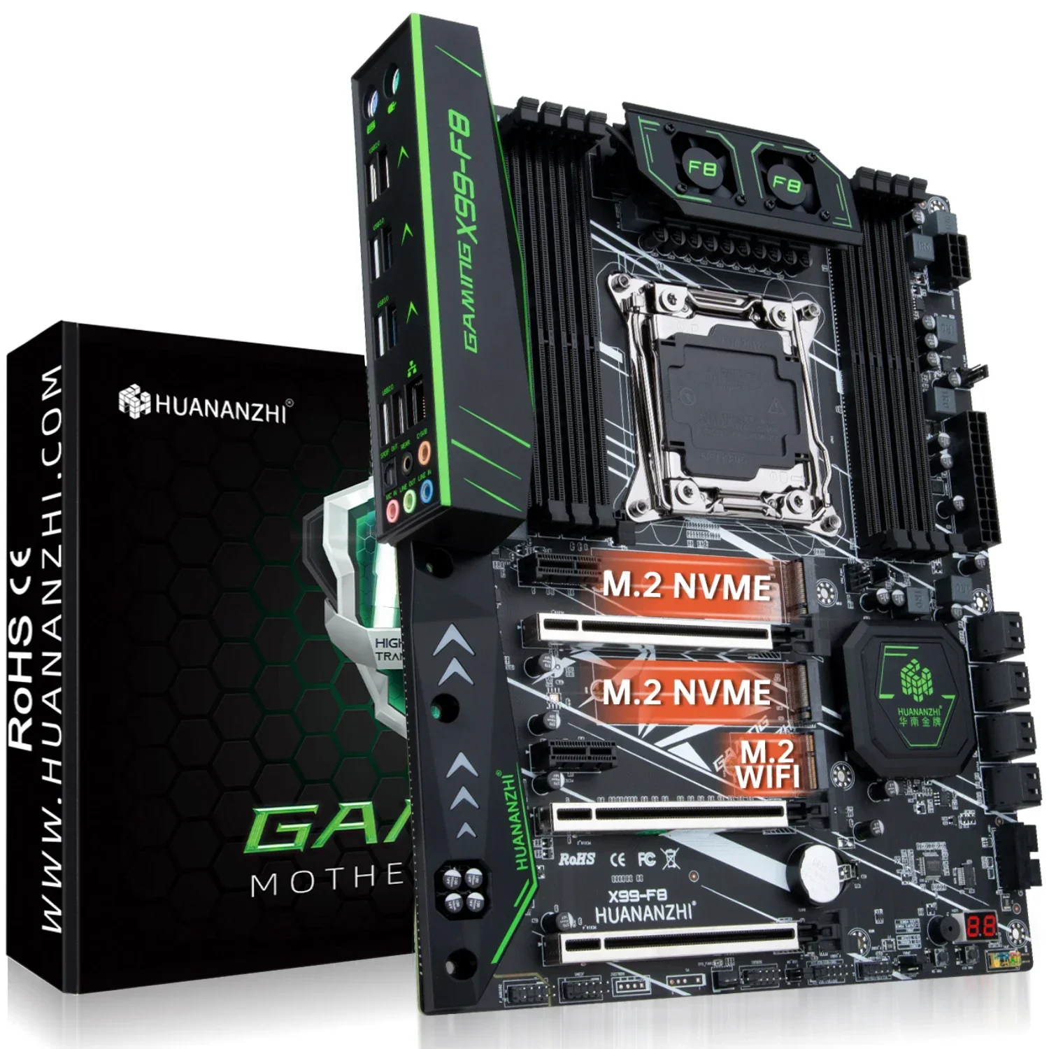 HUANANZHI X99 F8 X99 Motherboa - огляд і ціна 64Gb Ddr4 Ecc Reg 3200Mhz